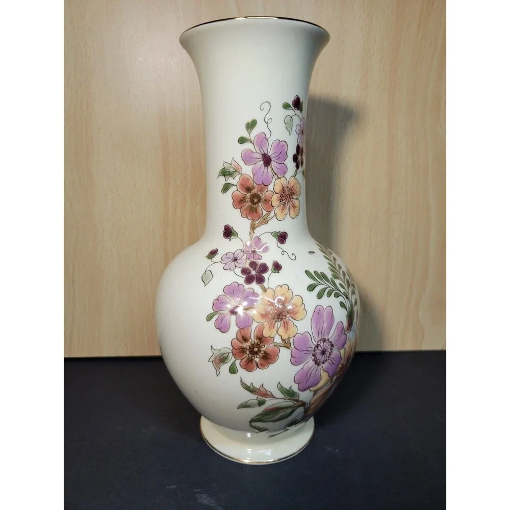 Vintage Zsolnay Hand Painted Vase Hungary Limited Edition